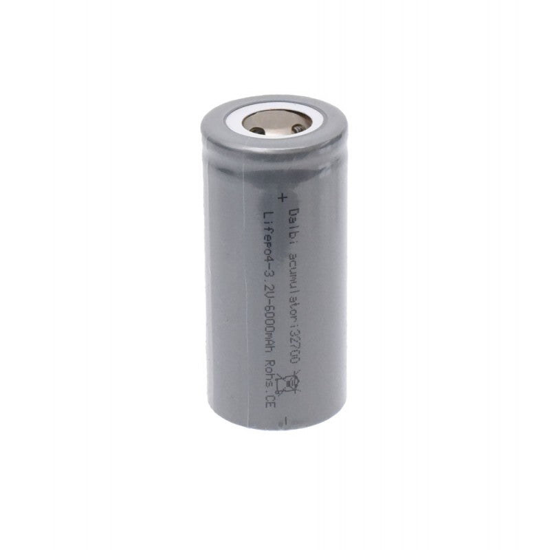 Acumulator LiFePO4 32700, 3.2V, 6000mAh, cilindric, pentru iluminat solar si lanterne reincarcabile