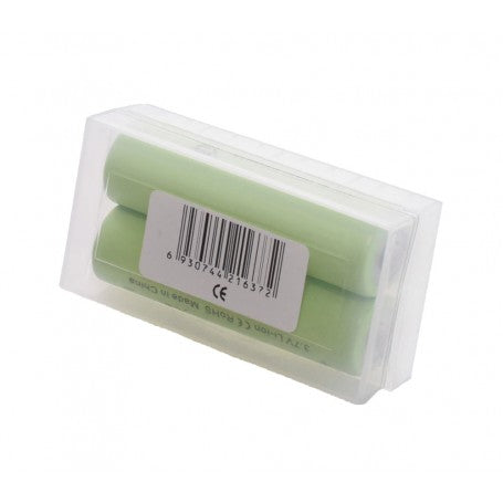 Acumulator Li-Ion 18650 5000mAh, set 2 bucati in cutie de protectie transparenta
