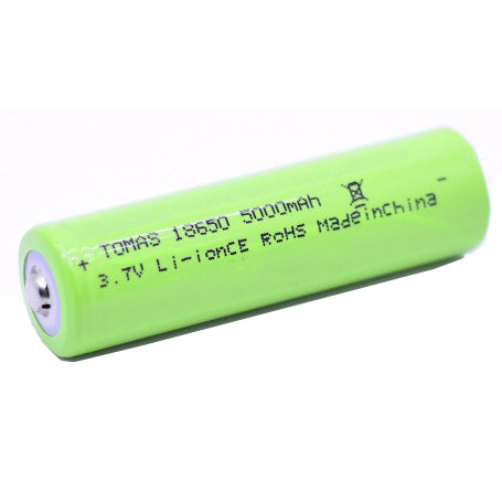 Acumulator Li-Ion 18650, 3.7V, 5000mAh, reincarcabil, format cilindric standard