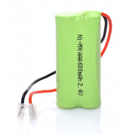 Acumulator reincarcabil Ni-MH AAA 600mAh 2.4V cu fire prelipite si conector, set 2 buc