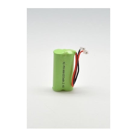 Acumulator Ni-MH AAA 600mAh 2.4V pozitionat vertical, cu conectori vizibili