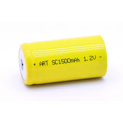 Acumulator reincarcabil Ni-MH tip R14, 1.2V, 1500mAh, format cilindric galben pentru lanterne si aparate portabile