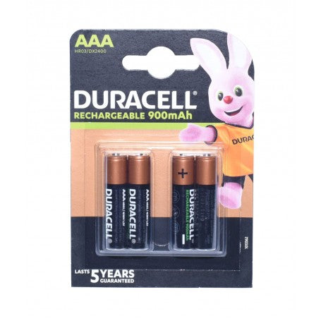 Set 4 acumulatori reincarcabili AAA Ni-MH 900mAh, garantie 5 ani, in blister