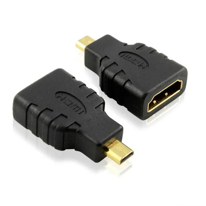 Adaptor HDMI mama - Micro HDMI tata, conectori placati cu aur, compatibil Full HD, format compact