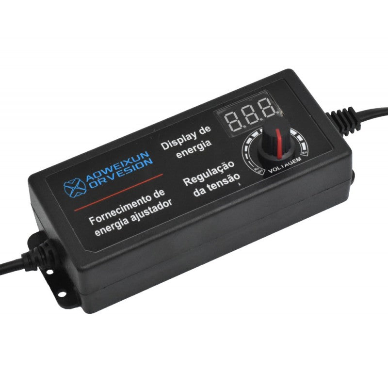 Alimentator reglabil 3-24V DC 3A cu afisaj digital si potentiometru, pentru banda LED si dispozitive electronice