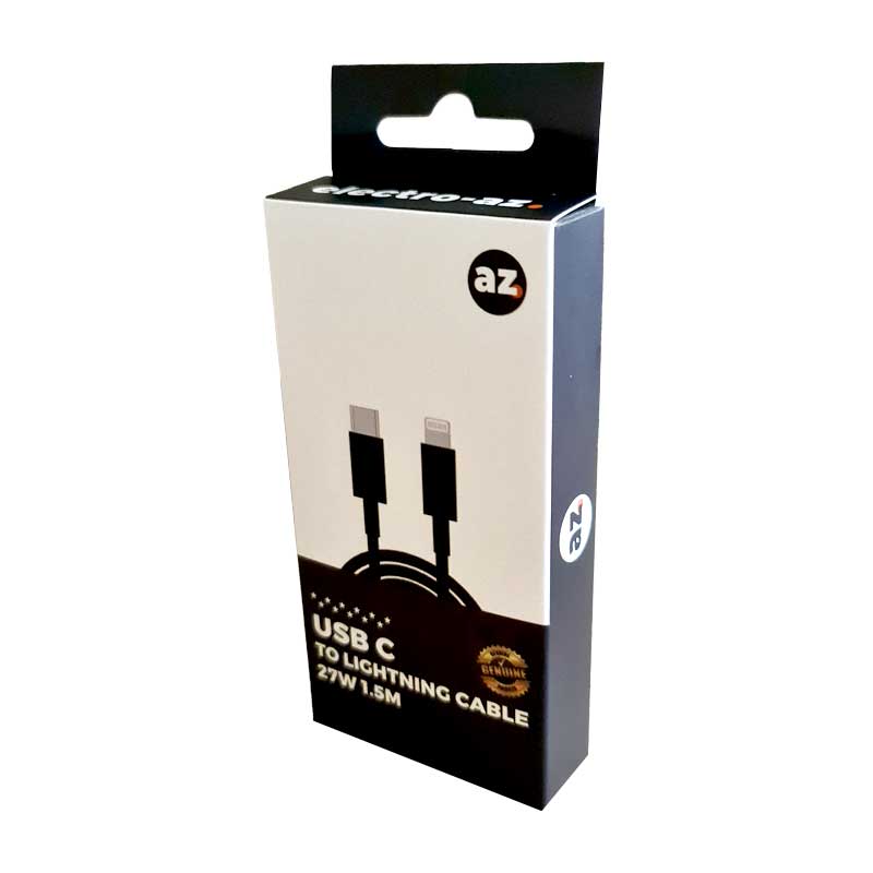 Cablu USB-C Lightning 27W, 1.5m, in cutie de prezentare