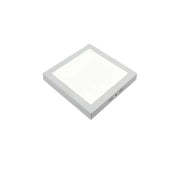 Aplica LED patrata aparenta 6W, temperatura culoare 4000K, montaj direct pe tavan sau perete, carcasa alba