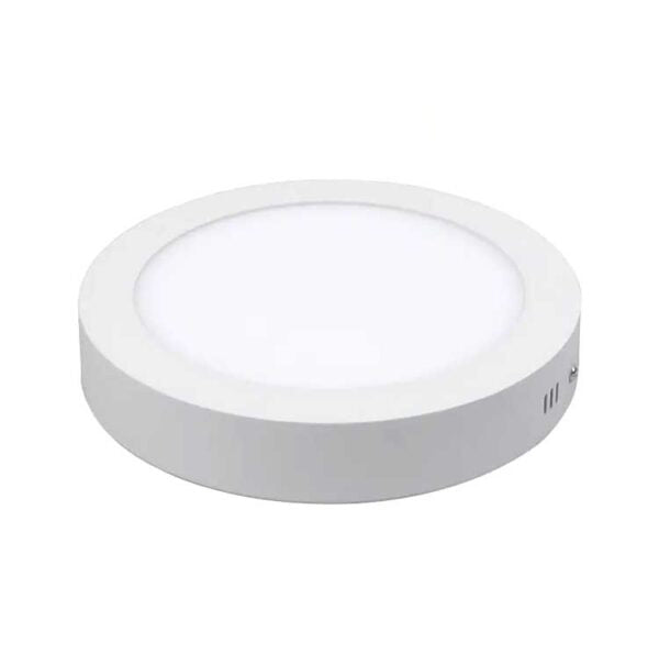 Aplica LED rotunda aparenta 24W, 4000K, diametru 300mm, montaj pe tavan, corp alb