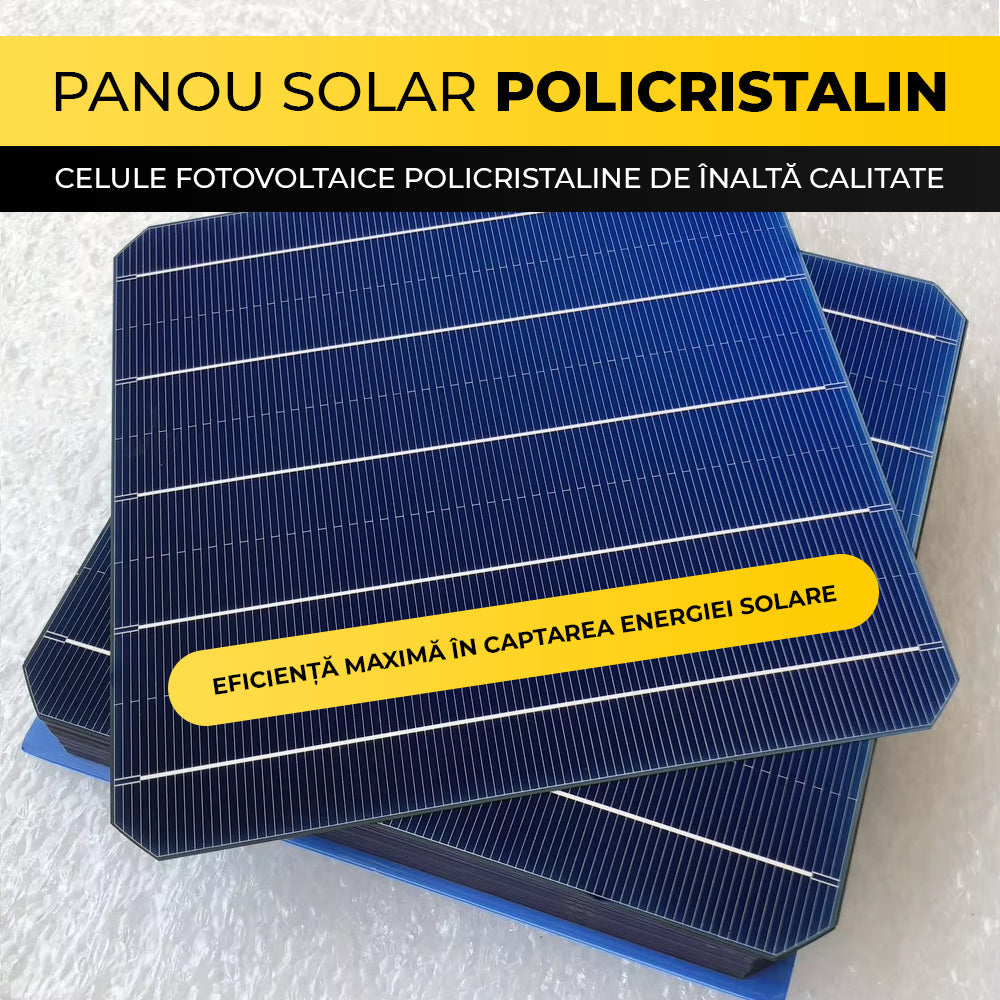 Celule fotovoltaice policristaline de inalta calitate pentru eficienta maxima in captarea energiei solare