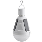 Bec LED solar 7W cu panou solar integrat si carlig de agatat, incarcare DC 5V, IP54