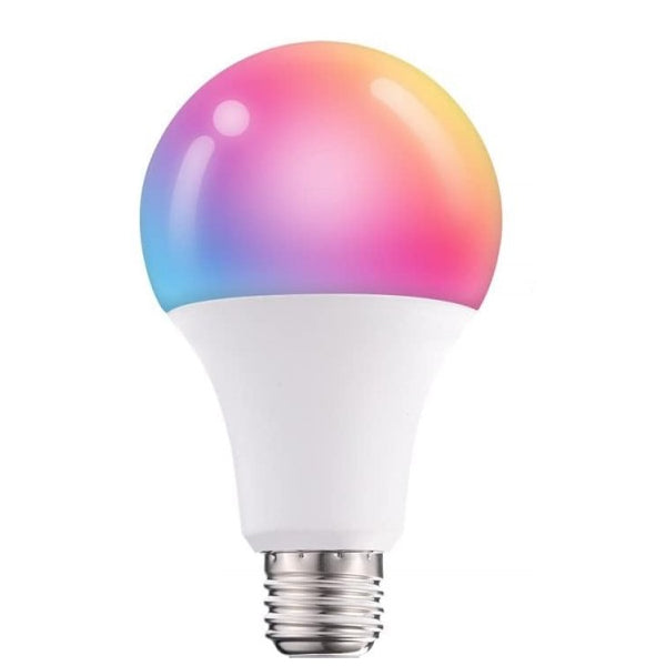 Bec smart LED RGB-CCT E27 15W cu 16 milioane culori si control Bluetooth Wi-Fi