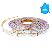 Banda LED SMD5050 IP65 12V alb-cald, rola 5 metri, 60 LED/m, rezistenta la apa si praf