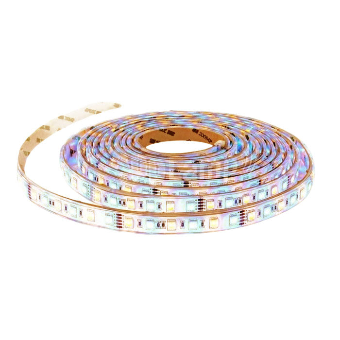 Banda LED SMD5050 alb-calda 12V, 60 LED/m, IP20, rola 5 metri pentru iluminat interior