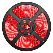 Banda LED rosie 12V, 120 LED/m, IP20, rola 5 metri pentru iluminat decorativ interior