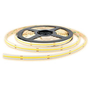 Banda LED COB 528LED/m, lumina alb-calda 3000K, IP20, rola 5m pentru iluminat interior continuu
