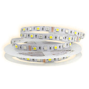 Banda LED SMD5050 120LED/m alb-cald IP20, rola 5m, 12V DC, iluminat ambiental interior