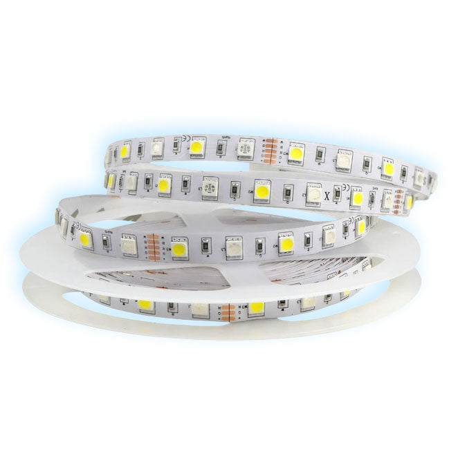 Banda LED SMD5050 alb-rece, 120 LED/m, IP20, rola 5m desfasurata, 120W, iluminat interior