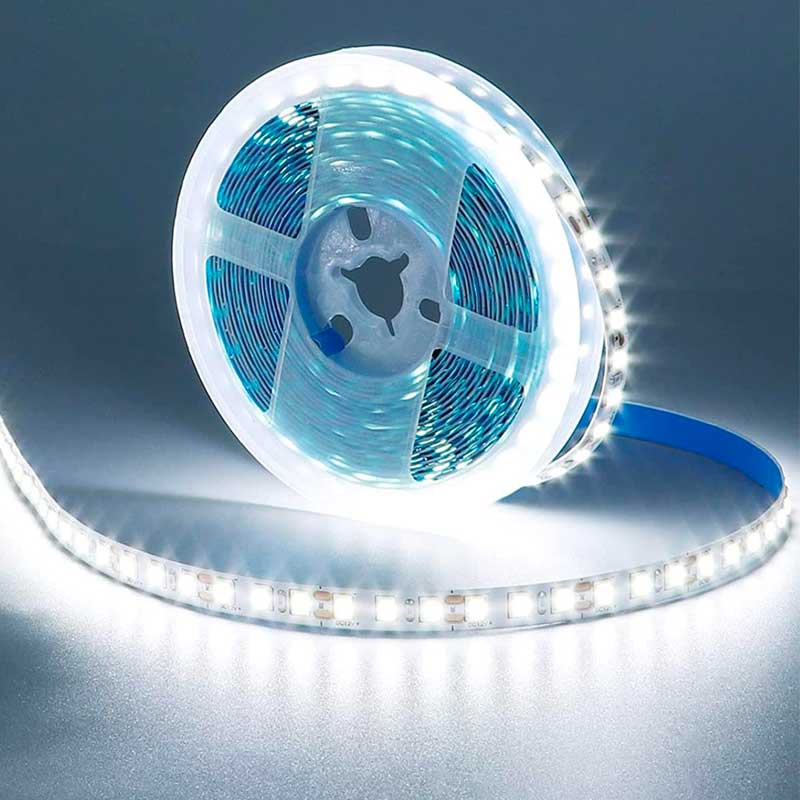 Banda LED SMD5050 pe rola, lumina alba rece intensa, 120 LED/m