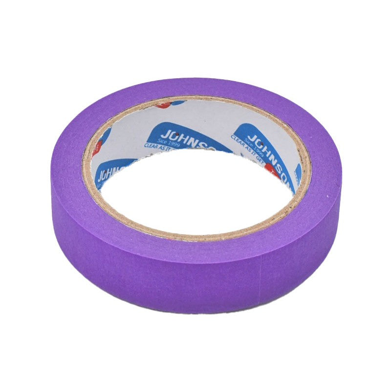 Banda de mascare din hartie mov, latime 24mm, lungime 30m, adeziv fara urme, 1 rola
