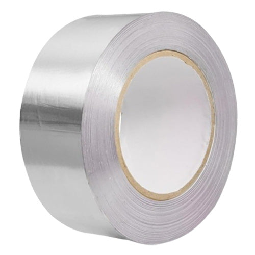 Banda adeziva din aluminiu 48mm x 30m, rezistenta la apa si UV, pentru etansare si izolare conducte