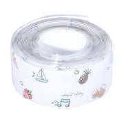 Banda autoadeziva etansare 3.8cm latime, 3.2m lungime, impermeabila, imprimeu multicolor decorativ
