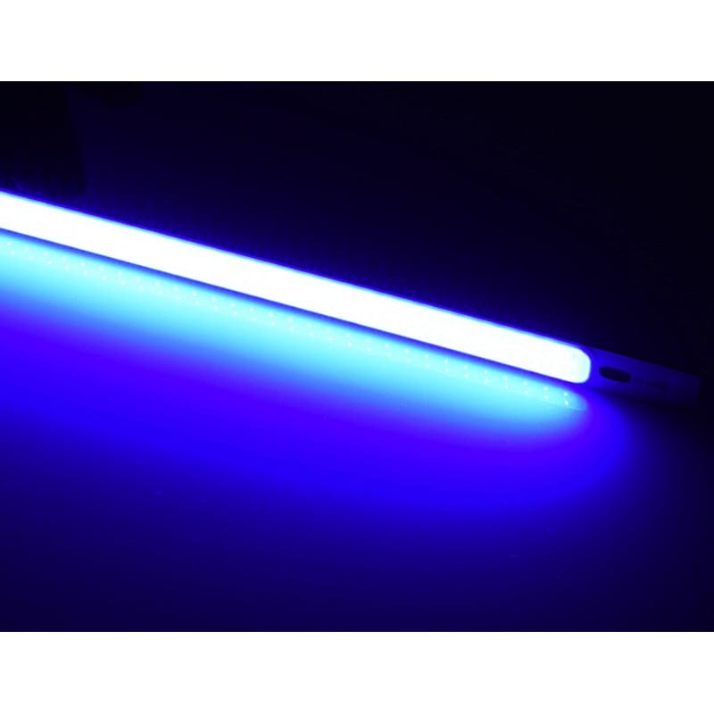 Bara LED COB albastra 10W, 88 segmente, 200x10mm, lumina albastra intensa pentru iluminat ambiental