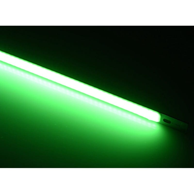 Bara COB LED verde 10W, 88 segmente, 200x10mm, lumina verde intensa si uniforma, alimentare 12V DC