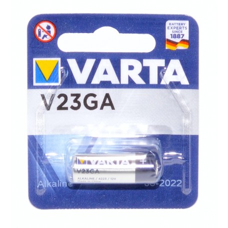 Baterie alcalina V23GA 12V, tip A23/MN21, ambalaj blister 1 buc, pentru telecomenzi si alarme