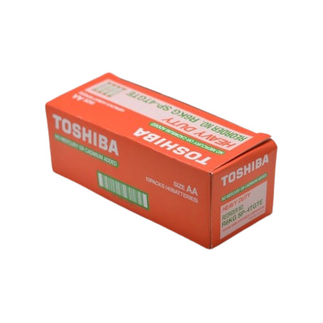 Cutie baterii AA zinc-carbon 1.5V, set 40 bucati, vedere din spate