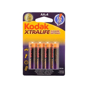 Baterii alcaline AA 1.5V, pachet 4 bucati, tehnologie anti-scurgere, durata extinsa de functionare