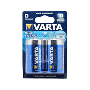 Baterii alkaline tip D R20 1.5V, set 2 bucati, autonomie 10 ani la depozitare, made in Germany
