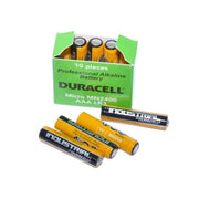Baterii alcaline AAA LR3 1,5V set 10 bucati, tip industrial, cu cutie verde de depozitare