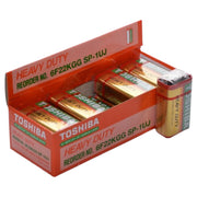 Baterii Heavy-Duty 9V Zinc-Carbon, set 10 bucati in cutie, fara mercur sau cadmiu