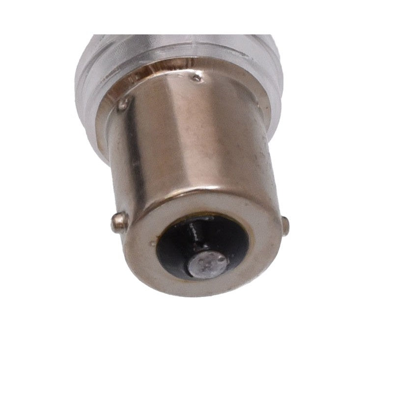 Soclu BA15S bec LED auto 5W, detaliu conector cu pin central de contact