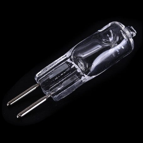 Bec halogen G5 50W, soclu bi-pin, temperatura culoare 2800K, lungime 41mm, lumina calda