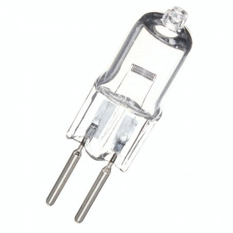 Bec halogen G6 35W soclu bifilar, 2800K lumina calda, 220V, bulb transparent compact