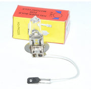 Bec halogen H3 25W 6V soclu PK22S cu fir flexibil, pentru motocicleta
