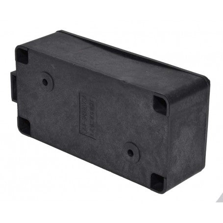 Carcasa plastic ABS a cutiei de comanda industriala, vedere spate, constructie robusta