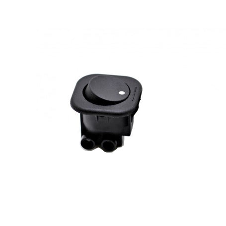 Intrerupator tip buton ON/OFF patrat negru 250V AC 6A, montaj 20mm, conexiune rigleta