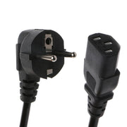 Cablu alimentare 1,5m cu fisa Schuko si conector IEC C13, 250V, 10A, negru