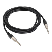 Cablu audio jack 6.3mm mono tata-tata, lungime 3m, diametru 6mm, conectori metalici rezistenti