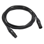 Cablu audio XLR tata-mama 15m, diametru 6mm, conectori cu pini aurii, pentru microfoane si mixere