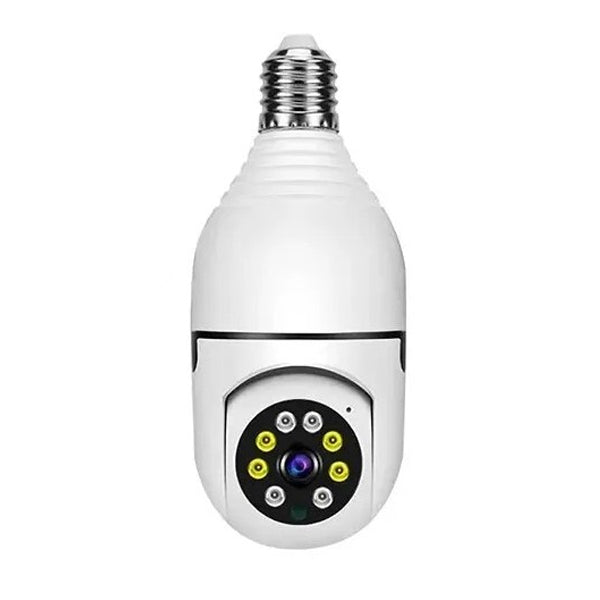 Camera supraveghere Wi-Fi PTZ 360 grade, montaj fasung E27, video Full HD 1080P, vedere nocturna