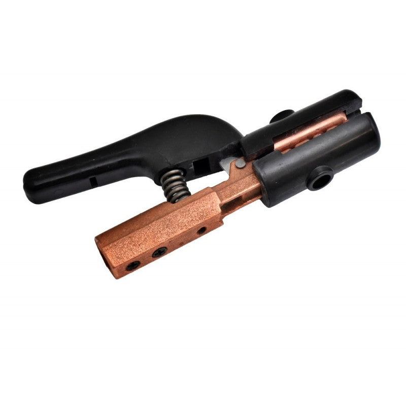 Cleste sudura 500A-600A fara maner albastru, contacte cupru si conector cablu negru