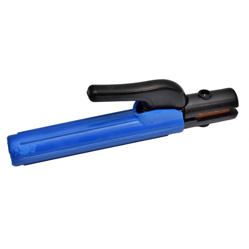 Cleste sudura MMA asamblat cu maner albastru ergonomic si mecanism arc lateral