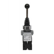 Joystick industrial 4 pozitii cu retinere, montaj 22mm, 3A 240V, constructie metalica