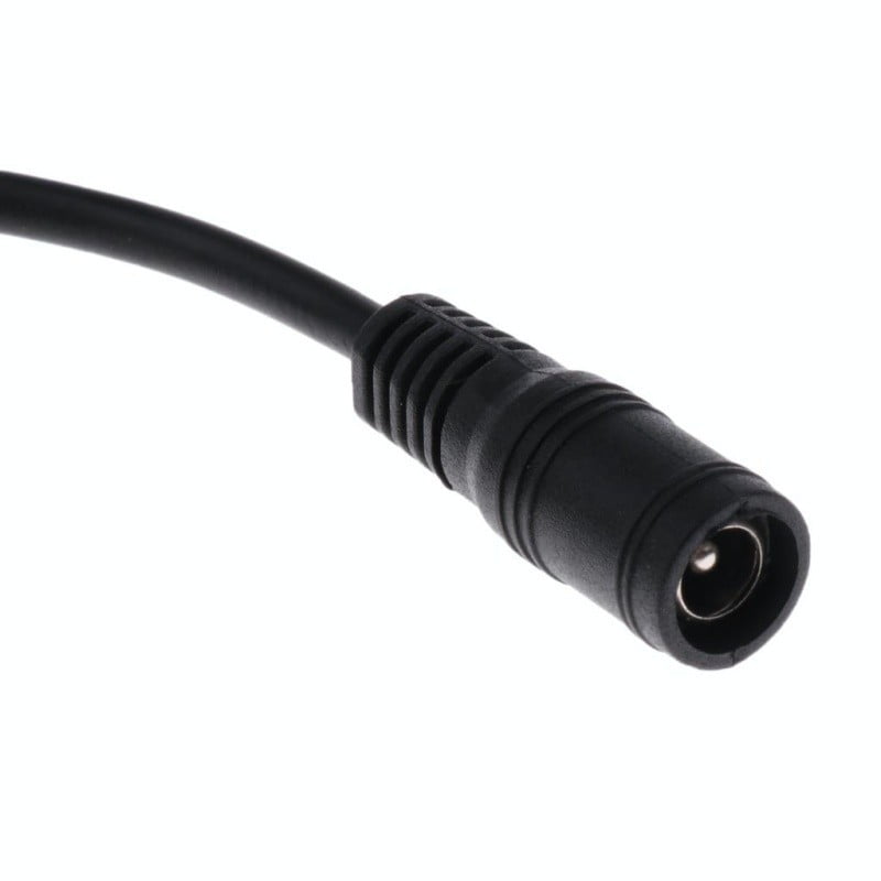 Cablu DC 2,1x5,5mm - detaliu conector mama cu orificiu central vizibil