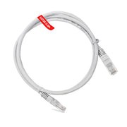 Cablu patchcord UTP CAT5e 0.5m cu mufe RJ45, viteza 1 Gbps, 100 MHz, gri
