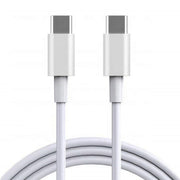 Cablu USB Type-C la Type-C 2m pentru incarcare rapida Fast Charge PD 5A, alb, flexibil