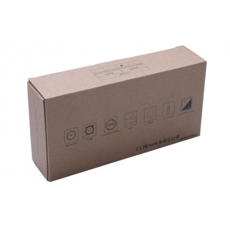 Cutie ambalaj ceas cu proiectie LED, specificatii tehnice si certificari, vedere spate